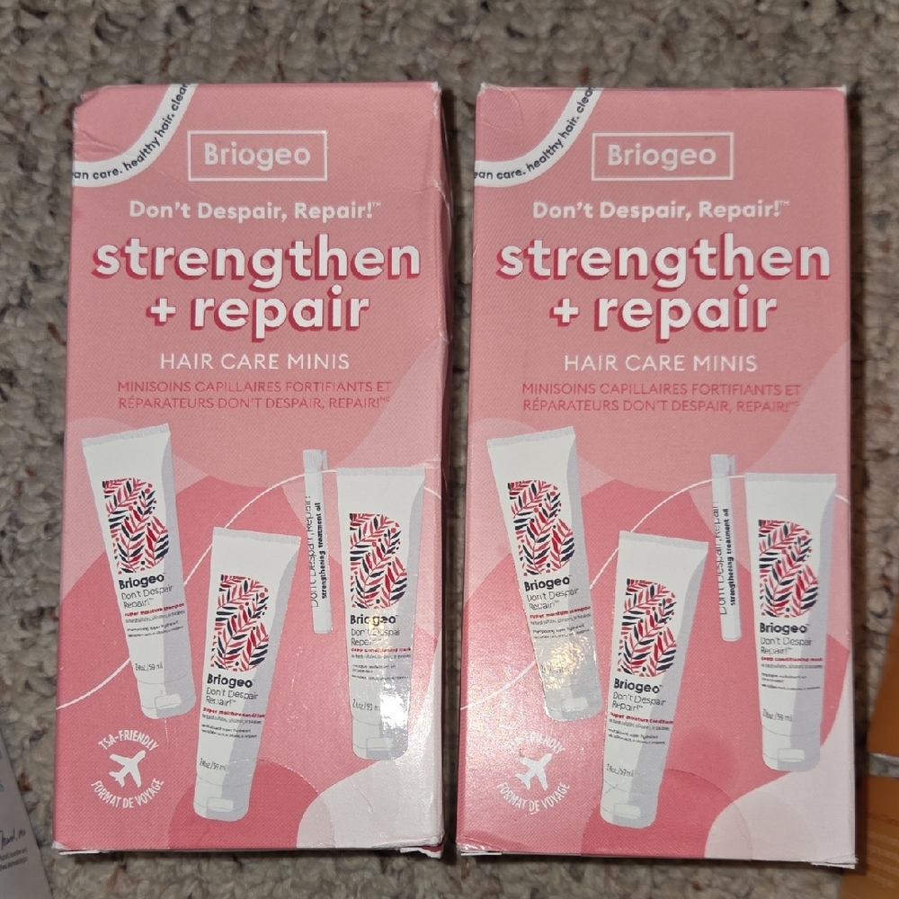 Briogeo Strengthen + Repair Hair Care Minis 2 Sets